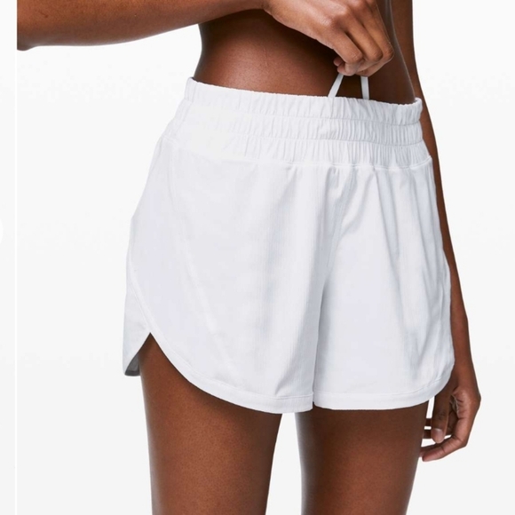 Lululemon Track That Short *5"White - Picture 1 of 10
